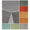 laro Tischdecke Wachstuch-Tischdecke Wachstischdecke Gartentischdecke Leinenoptik grau 85 cm x 85 cm