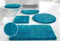 OTTO home Badematte Sanremo, Badvorleger, Badezimmer Teppich, sehr weich, Höhe 30 mm, rutschhemmend beschichtet, schnell trocknend, fußbodenheizungsgeeignet, Polyester, rund, Badteppich, unifarben, rechteckig, rund & als 3-tlg. Set erhältlich