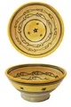 Marrakesch Orient & Mediterran Interior Dipschale Marokkanische Keramikschale Schale Poisson Gelb, Keramik, (1-tlg), Handarbeit