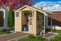 Gartenhaus Holz 14mm Gerätehaus Geräteschuppen Dana naturbelassen Karibu