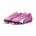 Puma Men Ultra Play Mg Soccer Shoes, Poison Pink-Puma White-Puma Black, 46 EU