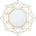 Wandspiegel Hillion 60 Cm 60 Cm Metall Gold