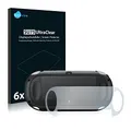 Savvies 6 Stück Schutzfolie für Sony Playstation PCH-1000-Serie PS Vita Touchpad (Rückseite) Displayschutz-Folie Ultra-Transparent
