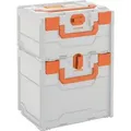 Akku-Systembrandschutzboxen Li-SAFE 3-S L300xB400xH340mm 2 Griffe grau/orange
