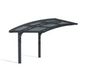 Palram - Canopia Einzelcarport Wave 5000, (1 St), Windlast 120 km/h, Schneelast 75 kg/m², LxB 495x289cm