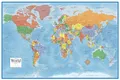 Große Weltkarte A1 beidseitig laminiert 60 × 90 cm – Politische Weltkarte auf...