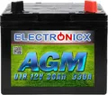 Electronicx U1R AGM 30AH 330A Batterie Rasentraktor Aufsitzrasenmäher
