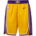 Nike Los Angeles Lakers Basketball-Shorts Herren in amarillo-field purple-white, Größe L