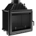 KRATKI MAJA 8 kW Kamin-Einsatz + Zubehör - Schwarz