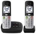 Panasonic KX-TGU432EXB - Schnurlostelefon - schwarz Festnetztelefon