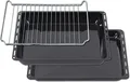 ICQN Backblech & Gitter Set 445 × 375 × 25 & 50 mm Bauknecht Indesit uvm
