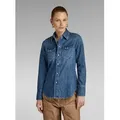 G-STAR Langarmshirt Slim Western Hemd blau S (36)