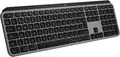 Logitech MX Keys kabellose Tastatur Beleuchtung  QWERTY US Beschädigt Siehe Bild