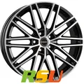 4x Borbet BS5 black polished 8x19" ET50 LK5 108 ML 72.5 Alufelgen 19 Zoll