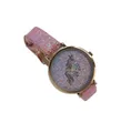 LIMDIX Kinderuhr Unicorn Einhorn Pink Leder Glitzer Strass Rosegold +NEU+