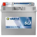 ASIA Autobatterie 12V 45Ah 330A/EN Varta B34 Starterbatterie Pluspol links