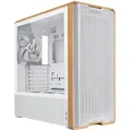 Lian Li Lancool 217 PC-Gehäuse Weiß | ATX Midi-Tower, Tempered Glass, 5 Lüfter, Birkenholz, Mesh-Front, Back-Connect-kompatibel