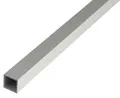 Alberts Profil Alberts 473532 Vierkantrohr, Aluminium, silberfarbig eloxiert, 1000 x, Alberts Vierkantrohr Aluminiumrohr Quadratrohr Hohlprofil Aluminium 10