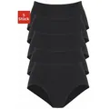 petite fleur Taillenslip (5er-Pack) aus weicher Pikee-Qualität schwarz 38
