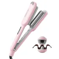 ROVY Welleneisen für haare, Lockenstab große Locken geeignet für Anfänger, So...