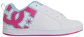 DC Shoes DC Shoes Court Graffik White/Crazy Pink/Blue Sneaker