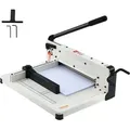 VEVOR Papierschneider manuelle Schneidemaschine (bis A4 Papier 304,8 mm, 400 Blatt), Papierschneidemaschine Hebelschneider, Guillotine-Schere für ...