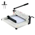 VEVOR Papierschneider manuelle Schneidemaschine (bis A4 Papier 304,8 mm, 400 Blatt), Papierschneidemaschine Hebelschneider, Guillotine-Schere für Papier höchste Präzision Büro Zuhause Schule weiß