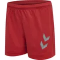 hummel Sporthose hmlLEAD Poly Shorts (Mesh-Stoff, ohne Seitentaschen) Kurz rot Damen, Größe: S