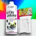 Best Body Low Carb Mineraldrink Vital Drink Getränke Sirup mit Dosierpumpe 1Ltr