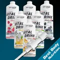 Best Body Mineraldrink Low Carb Getränke Sirup Vital Drink + Dosierpumpe