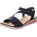 Rieker Outdoorsandale schwarz 36 EU