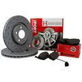 ZIMMERMANN SPORT BREMSEN KIT Ø288MM VORNE + 2 BREMSSCHEIBEN + 4 BELÄGE VW GOLF 4
