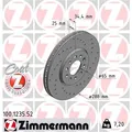 2x ZIMMERMANN Sport Z Bremsscheibe 100.1235.52
