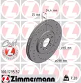 Bremssatz (2 Bremsscheiben) ZIMMERMANN 100.1235.52