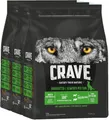 CRAVE CRAVE™ Hund Beutel mit Lamm und Rind 3 x 2,8kg, Trockenfutter für: Hunde
