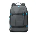 Rollei Fotoliner Ocean Pro: Großer Kamerarucksack in Schwarz aus 49 recycleten PET-Flaschen, Handgepäck-geeignet, inkl. Laptop-Fach, versetzbare Trennwände