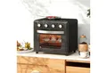 HOMCOM Minibackofen Multifunktions-Tischbackofen Mini-toaster 30L 1600W, zum Grillen, Backen, Toasten, Schwarz