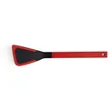 Woll Pfannenwender Cook-It, Rot, Schwarz, Kunststoff, 7x4x32 cm, lebensmittelecht, einfache Handhabung, Kochen, Küchenhelfer, Pfannenwender
