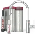 QUOOKER Küchenarmatur Flex Round Set, PRO3 Reservoir, CUBE verchromt FXRCHR PRO3 CUBE2 *inkl. 7 JAHRE GARANTIE*