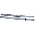 Inter-Tech 1U Teleskopschienensatz 455 mm, Einbauschienen, grau