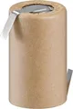 4/5 Sub-C, 2000 mAh, Lötfahne (Z) Akku, 1 Stk. unverpackt Nickel-Metallhydrid Akku (NiMH), 1,2 V, Pappe, Lötfahne (Z)