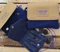 KnitPro Kreativset KnitPro Stricknadel Set Indigo mit kurzen 50mm-Nadelspitzen