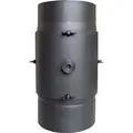 Firefix - Kaminfilterkat Dunkelgrau Kaminfilter Zum Nachrüsten Feinstaub Filter Ofenrohr