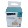 Suavinex, 2 Pack Babyflaschensauger für Zero Zero Anti-Colic Babyflasche, Ersatz