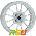 MAK XLR gloss white 7x17" ET27 LK4 100 ML 72 Alufelgen 17 Zoll