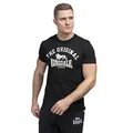 Lonsdale Unisex T-shirt Slim Fit Original Langarmshirt, Schwarz, M EU