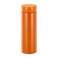 Kleine Thermosflaschen Edelstahl - niedliche Wasserflasche, vakuumisolierte Flasche für heiße und kalte Getränke(BPA-freie, orangefarbene, 280ml)