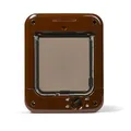 Cat Mate Mikrochip-gesteuerte Katzenklappe (360) – Für Katzen und kleine Hunde, speichert bis zu 30 Tiere, geeignet für Einfach-/Doppelverglasung, PVC, Wand und Holz, Braun