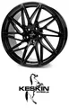 4x Keskin KT20 8,5x19 5/114,3 ET40 Black Painted