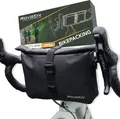 Wasserdichte Fahrrad-Stuurtasche 3L Schwarz Gravel MTB